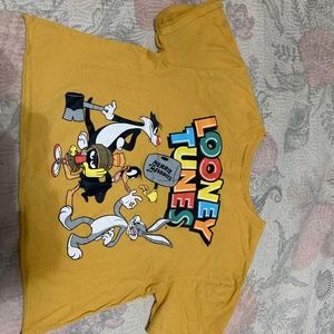 looney tunes vintage cropped shirt